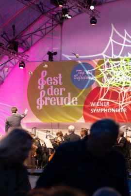 Lahav Shani und Wiener Symphoniker beim Fest der Freude 2022 © MKÖ/Sebastian Philipp